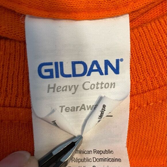 Virginia Tech Graphic Tee Shirt Orange Maroon Hokie Nation Cassell Guard College - Picture 3 of 4